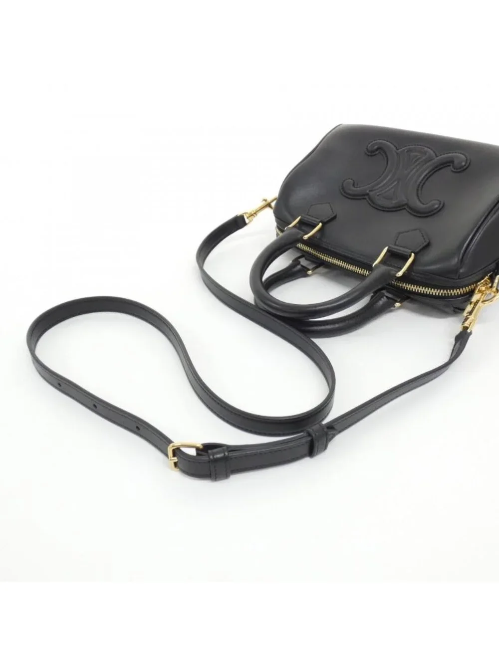 Celine Small Boston Cuill Triomphe